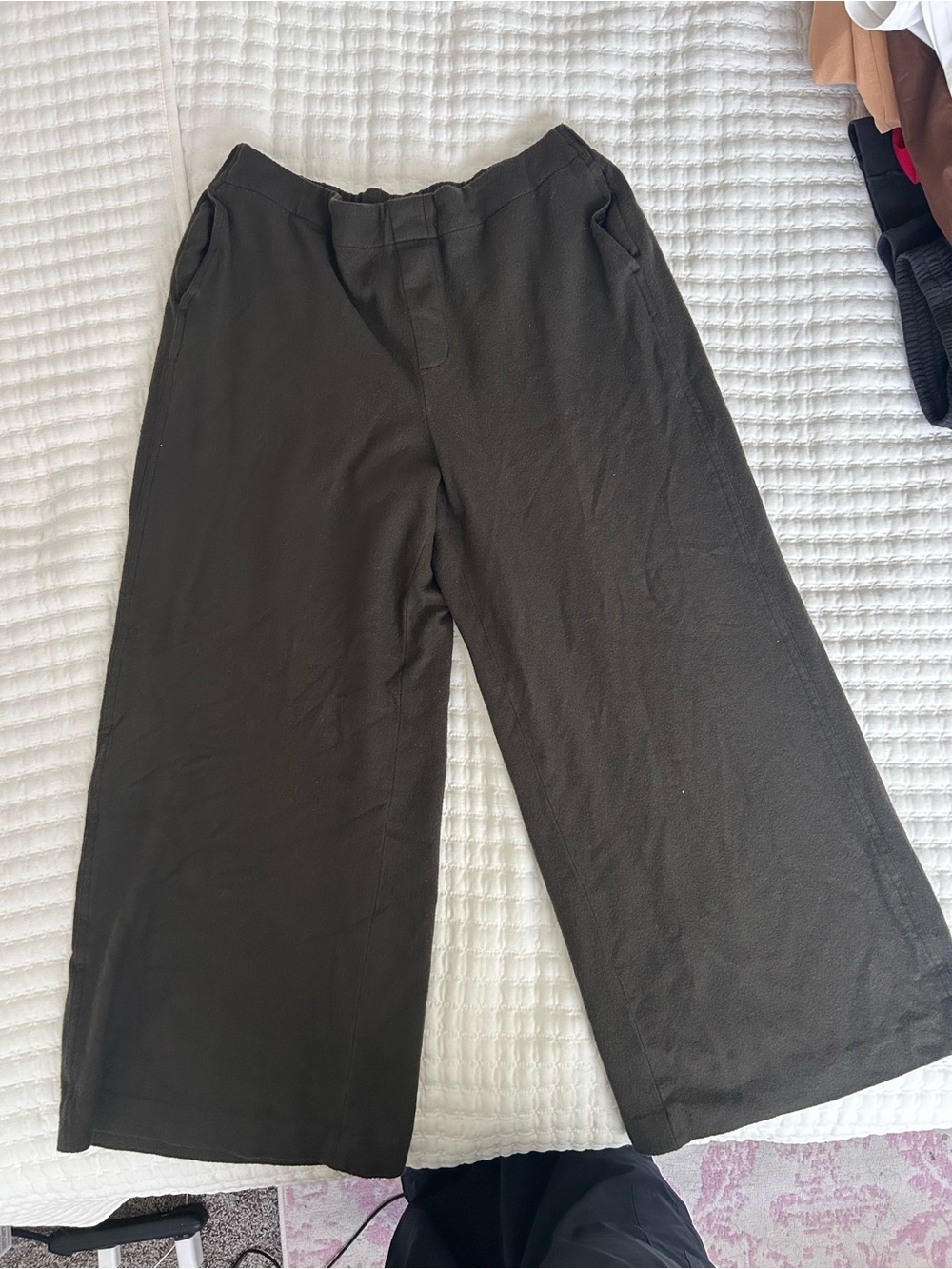 rag & bone dark olive drawstring pants